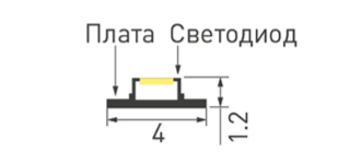 Лента Arlight MICROLED-M140-4mm 24V White-CDW (4.8 W/m, IP20, 2216, 5m)