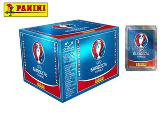 Наклейки «Panini UEFA EURO 2016 (Панини ЕВРО 2016)» -1 пакетик (5 наклеек)