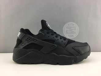 Nike Huarache черные/кожа (36-39) Арт: 006М