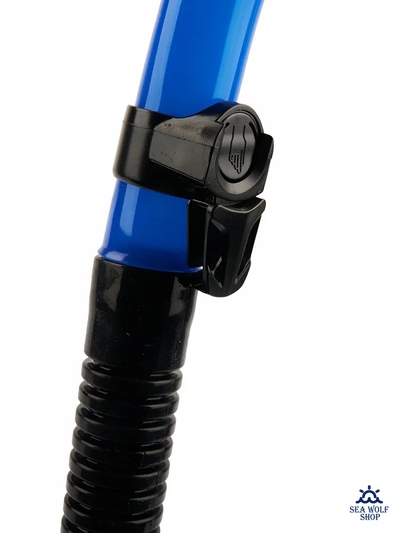 Маска с трубкой Sargan "ДАЙВА-С" черный/синий