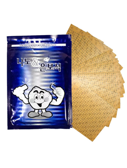 Противовоспалительный пластырь с наносеребром и минералом White Wolsy (25шт)