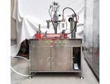 Полуавтоматическая 3-в-1 машина для наполнения аэрозольных баллонов