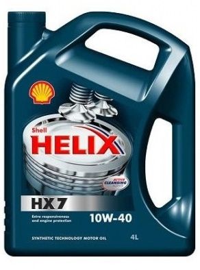 Shell Helix HX7 10W40 (полусинтетика). Цена за 1 л.