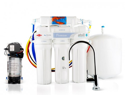 Cистема обратного осмоса ATOLL A-550P STD (A-560EP), 5 ступеней с насосом