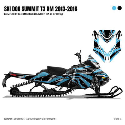 Наклейки на снегоход SKI DOO SUMMIT T3 XM 2013 2014 2015 2016 #1610-1