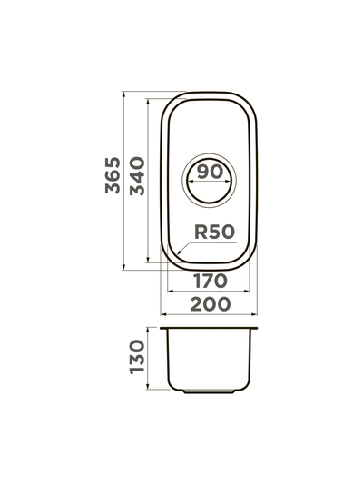 Мойка OMOIKIRI OMI 20-U IN