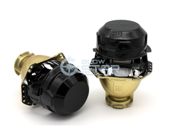 Биксеноновая линза Aozoom Hella 3R Premium Black Edition Gold (Domax Pro2 MT88)