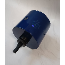 Коронка биметаллическая диаметр 163 мм глубина 100 мм