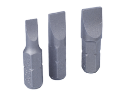 Набор вставок (бит) 1/4", шлицевые, 4,5х0,6, 6,5х1,2, 8,0х1,2, 3 предмета KING TONY 1003LQ