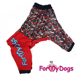 Дождевик Хаки красный