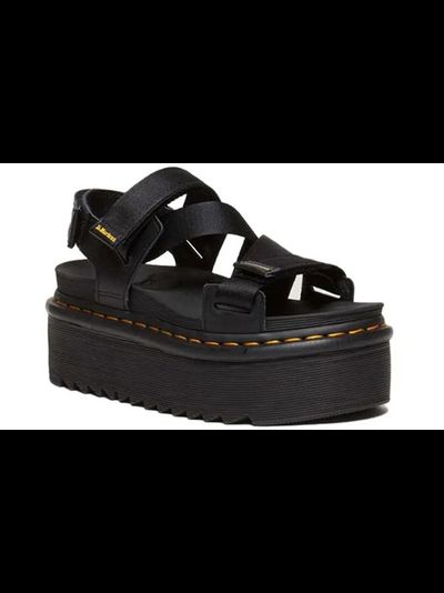 DR. MARTENS KIMBER TOUCH-STRAP PLATFORM SANDALS