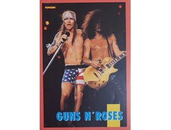 Guns N Roses Музыкальные открытки, Original Music Card, винтажные почтовые  открытки, Intpressshop