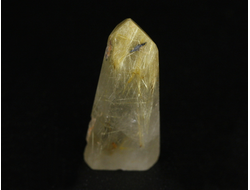 Кварц с рутилом (рутиловый), кристалл полированный "мини", Бразилия (22*10*8 мм, 2,5 г) №29346