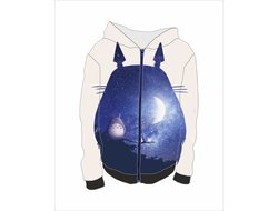 Толстовка на молнии с полной запечаткой Мой сосед Тоторо, Totoro №18