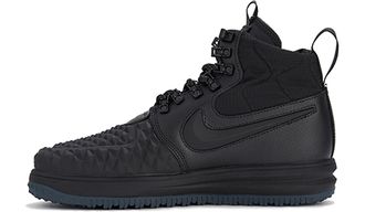 Nike Lunar Force 1 Duckboot black черные с синим