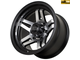 Комплект дисков R16 9,0J ET-30 6*139,7 Sakura Wheels R3917 Черный с полировкой (№ 333)