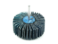 Круг лепестковый со шпинделем GermaFlex 80x30x6 Spiner Z цирконий голубой