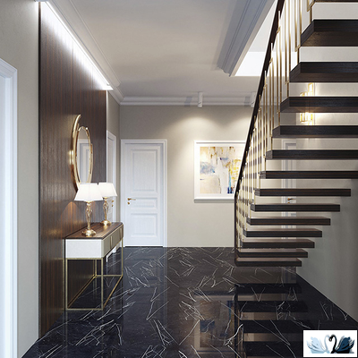 Керамогранит Staro Oasis Conical Black 60х60 см глянцевый