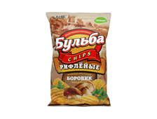 Бульба chips со вкусом Боровиков, из сырого картофеля, в упаковке 75 гр