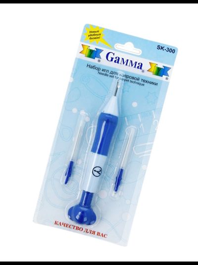 Набор для ковровой техники в блистере 3 иглы размером  1.3, 1.6, 2.2 мм