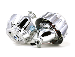 Биксеноновые линзы H1 2.5 дюйма Morimoto SQ с ангельскими глазками CCFL (квадратные маски)