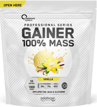 100% MASS GAINER (1000 гр.) OPTIMUM SYSTEM