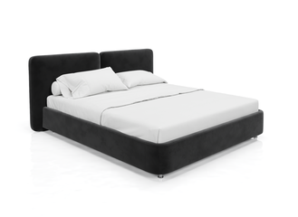 Кровать "Лема" черного цвета