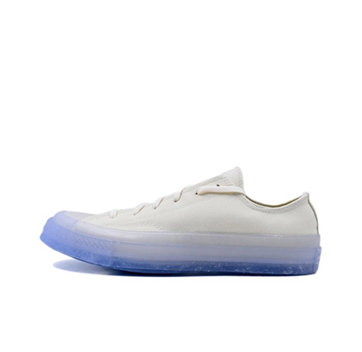 Купить Кеды Converse All Star Cx Stretch Canvas белые низкие с голубой подошвой 171305C