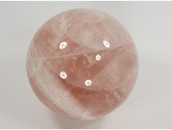 Шар Розовый кварц, Мадагаскар (67 мм, 418 г) №35383