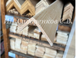 Уголок деревянный бессучковый 70х50х2500 мм сращенный хвойный (сосна)