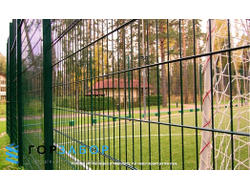 2Д забор из прутка 6мм в цинке и полимерном покрытии