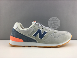 New balance 996 серые с белой подошвой женские (36-40) Арт. 038М