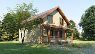 Коттедж 7,3x10,8