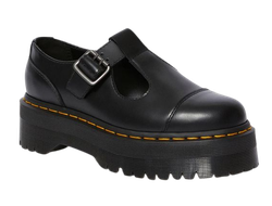 Dr Martens Mary Jane Polished Platform Black
