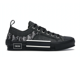 Кеды Converse x Dior B23 черные низкие