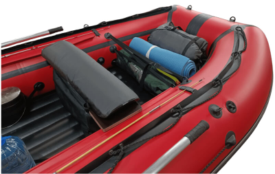 Моторная лодка ДИКИЙ 380 НДНД красный вещи