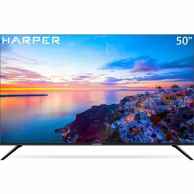 Телевизор Harper 50U661TS  50"  4K  Яндекс ТВ  Черный