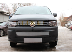 Защита радиатора Volkswagen T5 рестайлинг (Transporter, Multivan, Caravelle) 2009- chrome