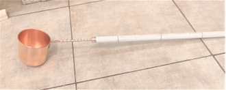 Медный ковш для бани. Россия  арт.141