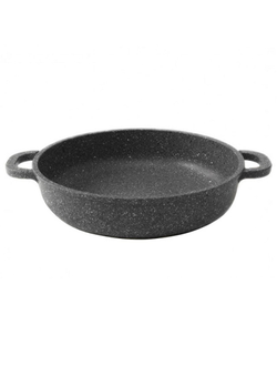 Сковорода 300/75 с двумя ручками, алюминий с антипригарным покрытием в крапинку