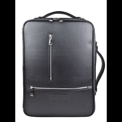 Кожаная сумка-рюкзак Castenaso black (арт. 3108-01)