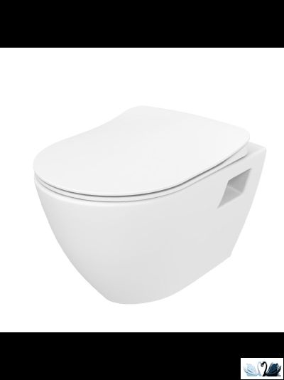 Купить подвесной унитаз Creavit Terra TP329-11CB00E-0000 безободковый в магазине Маруся со скидкой