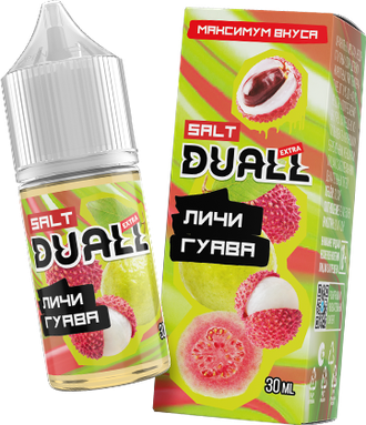 DUALL EXTRA SALT (STRONG) 30ml - ЛИЧИ / ГУАВА