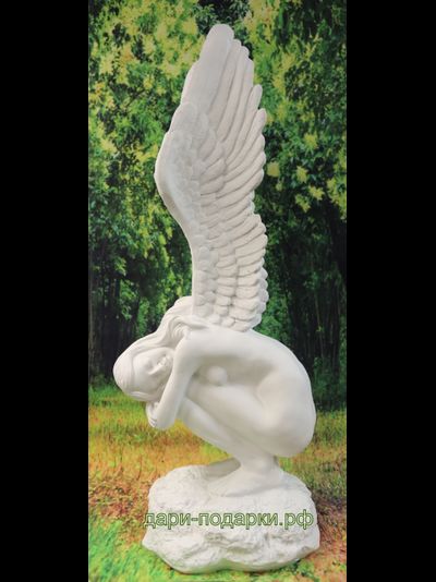 Скульптура ФЕЯ ДОБРА  Приносит добро и счастье в дом! 74*28 см   3 кг    полистоун Россия  4648/028679***