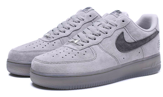 Nike Air Force 1 Low Suede (Серые)