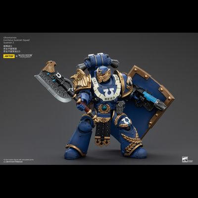 Сюзерен-инвиктарий Ультрамаринов (Warhammer Horus Heresy) - КОЛЛЕКЦИОННАЯ ФИГУРКА 1/18 Ultramarines Invictarus Suzerain Squad 3 (JT00263) - JOYTOY