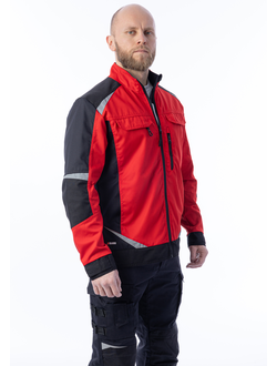 Куртка BRODEKS KS 202 цв. красный/чёрный