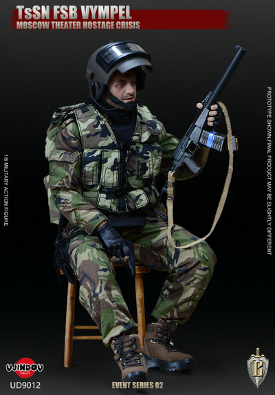 Боец спецназа "Вымпел" ЦСН ФСБ России - КОЛЛЕКЦИОННАЯ ФИГУРКА 1/6 scale TsSN FSB - Moscow Theater Hostage Crisis (UD9012) - UJINDOU
