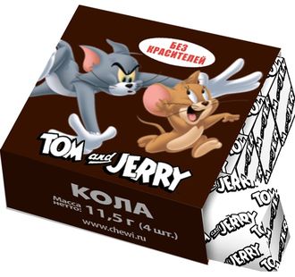 Том и Джерри Жевательные конфеты со вкусом Колы 11.5гр (40)*18