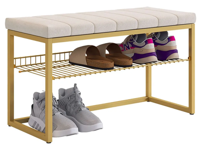 Обувница Классная 2 Золото/Крем